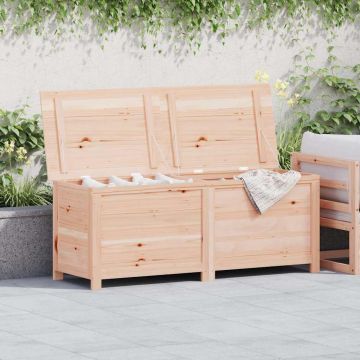 Scatola per Cuscini da Esterno 150x50x56cm Legno Massello Abete
