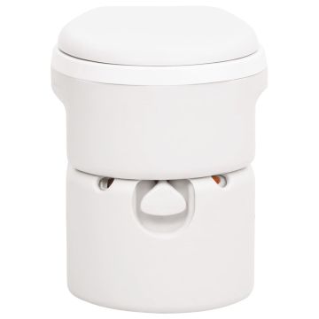 Toilette Integrata da Campeggio Bianca 24+17 L HDPE e PP