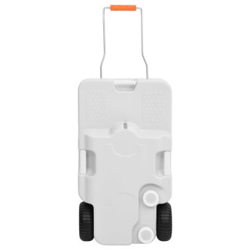 Serbatoio di Acqua con Ruote per Campeggio 30 L Grigio