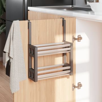 Organizer Sotto Lavello 34x12x26 cm in Alluminio