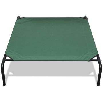 Lettino per Cani con Telaio in Acciaio 110 x 80 cm