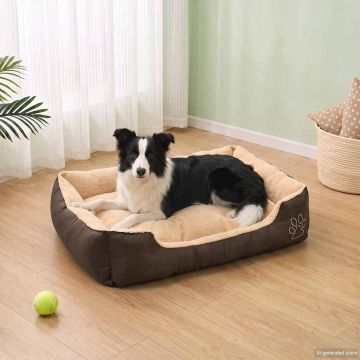 Letto Caldo per Cani con Cuscino Imbottito XL