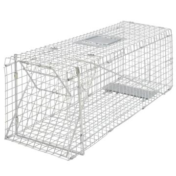 Trappola per animali vivi zincata 80 cm