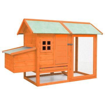 Gabbia per Polli in Legno Massello di Pino e Abete 170x81x110cm