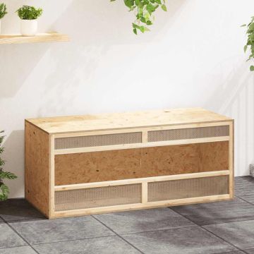 Terrario in Legno Multistrato 120x50x50 cm