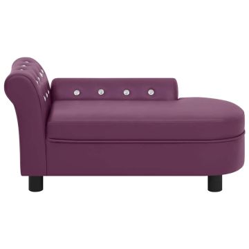 Divano per Cani Borgogna 83x45x42 cm in Similpelle