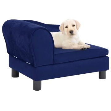 Divano per Cani Blu 57x34x36 cm in Peluche