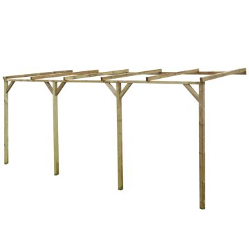 Pergola Addossata B-Stock 2x5x2,2 m Pino Massello Impregnato