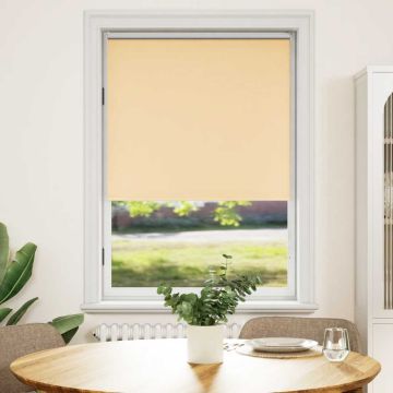 Tenda a rullo oscurante 84,4x175 cm Tessuto Larghezza 80 cm beige