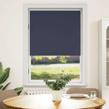 Tenda a rullo oscurante 104,4x175 cm Tessuto Larghezza 100 cm blu marino