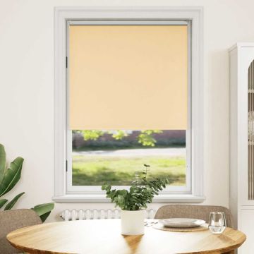 Tenda a rullo oscurante 124,4x175 cm Tessuto Larghezza 120 cm beige
