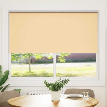 Tenda a rullo oscurante 164,4x175 cm Tessuto Larghezza 160 cm beige