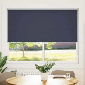 Tenda a rullo oscurante 164,4x175 cm Larghezza tessuto 160 cm blu marino