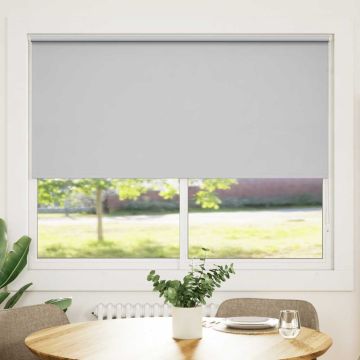 Tenda a rullo oscurante 164,4x175 cm Tessuto Larghezza 160 cm grigio