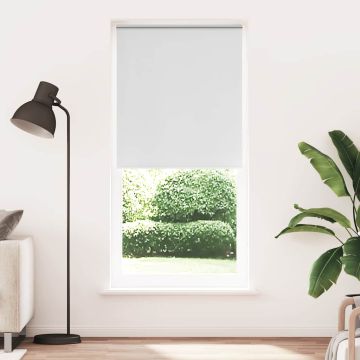 Tenda a rullo oscurante 84,4x230 cm Tessuto Larghezza 80 cm bianco