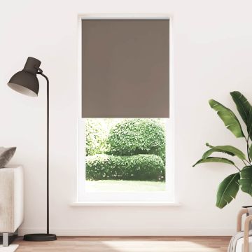 Tenda a rullo oscurante 104,4x230 cm Tessuto Larghezza 100 cm caffè