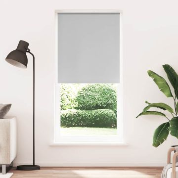 Tenda a rullo oscurante 104,4x230 cm Tessuto Larghezza 100 cm grigio