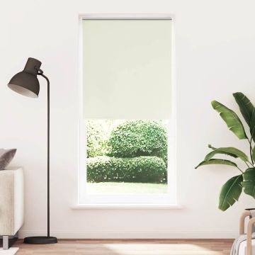 Tenda a rullo oscurante 124,4x230 cm Tessuto Larghezza 120 cm bianco sporco