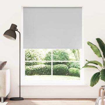 Tenda a rullo oscurante 144,4x230 cm Tessuto Larghezza 140 cm grigio
