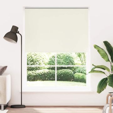 Tenda a rullo oscurante 164,4x230 cm Tessuto Larghezza 160 cm bianco sporco