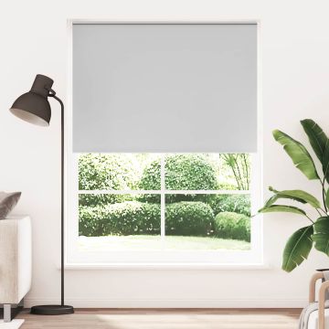 Tenda a rullo oscurante 164,4x230 cm Tessuto Larghezza 160 cm grigio