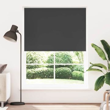 Tenda a rullo oscurante 164,4x230 cm Tessuto Larghezza 160 cm nero