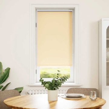 Tenda a rullo oscurante 64,4x120 cm Tessuto Larghezza 60 cm Beige