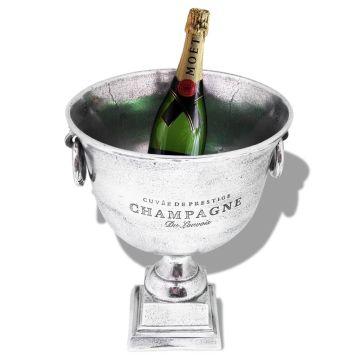 Trofeo Coppa di Champagne Refrigeratore Alluminio Argento