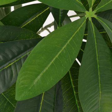 Pachira Acquatica Pianta Artificiale con Vaso 145 cm Verde