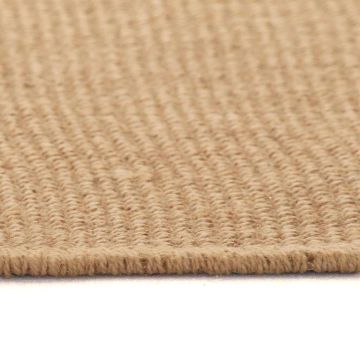 Tappeto di Iuta con Base in Lattice 70x130 cm Naturale