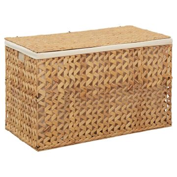 Cesto della Biancheria 82x42,5x52,5 cm in Giacinto d'Acqua