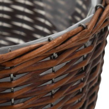 Fioriera in Vimini con Rivestimento in PE
