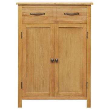Scarpiera 76x37x105 cm in Legno Massello di Rovere