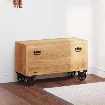 Scarpiera 86x35x55 cm in Legno Massello di Mango