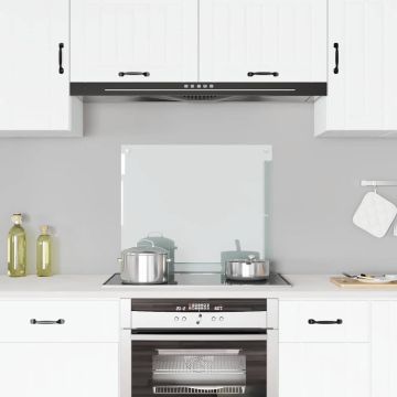 Paraschizzi per Cucina Trasparente 70x60 cm in Vetro Temperato