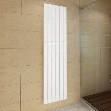 Termosifone porta asciugamani 465 mm +Radiatore bianco Doppio