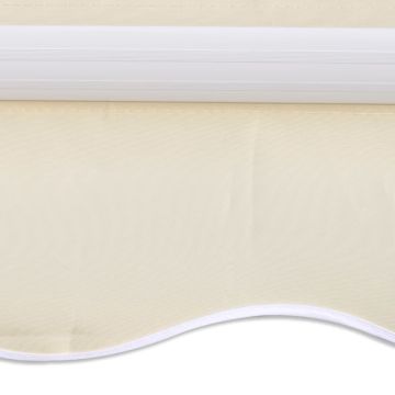 Tenda da Sole Pieghevole 400 cm Crema