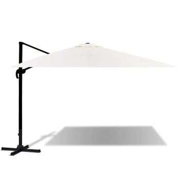 Ombrellone da Giardino Roma Alluminio con Base Portatile 3x4 m