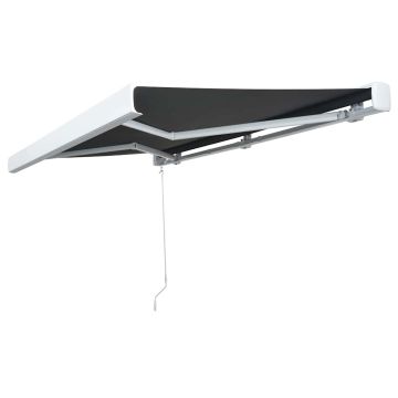 Tenda a Cassonetto Manuale 400 cm Antracite