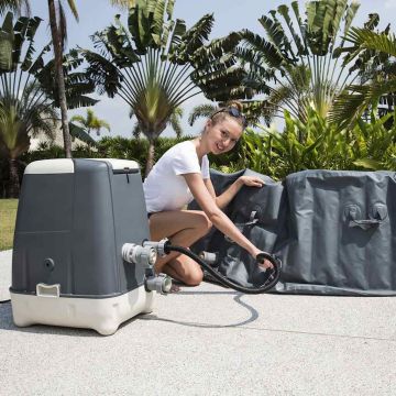 Bestway Lay-Z-Spa Idromassaggio Palm Springs HydroJet con Bordo Vasca