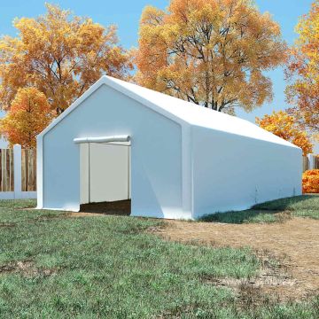 Tenda Capannone in PE 5x10 m Bianca