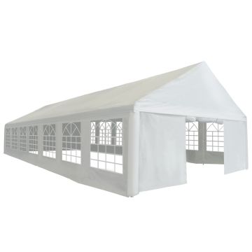 Tendone per Feste in PE 6x14 m Bianco