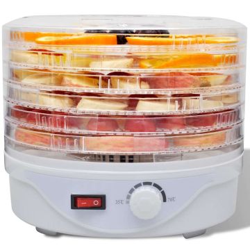 Essiccatore Alimentare Rotondo con 6 Vassoi 250 W