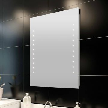 Specchio da Bagno 60x80 cm con Luci LED