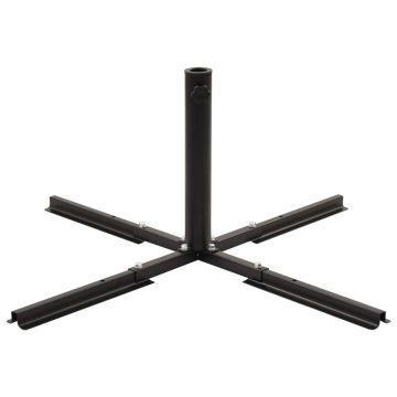 Base per Ombrellone con Marmette Grigio e Nero