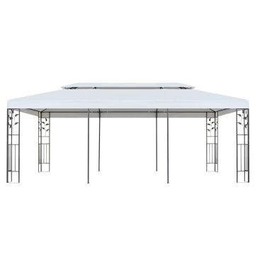 Gazebo 3x6 m Bianco