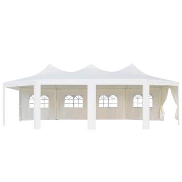 Gazebo 834x448x320 cm Bianco