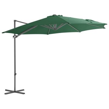Ombrellone da Giardino con Base Portatile Antracite