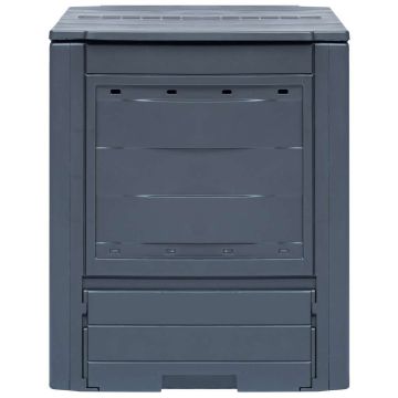 Compostiere per Giardino 3 pz Grigio 60x60x73 cm 780 L
