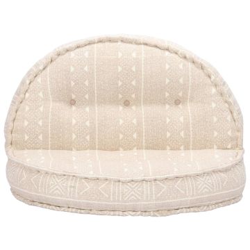 Pouf 100x20 cm in Tessuto Beige